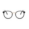Blue Light Blocking Women Oval Prescription Glasses For The Nearsighted Metal Student Minus Diopte Eyeglasses 0 -0.5 -0.75 To -6