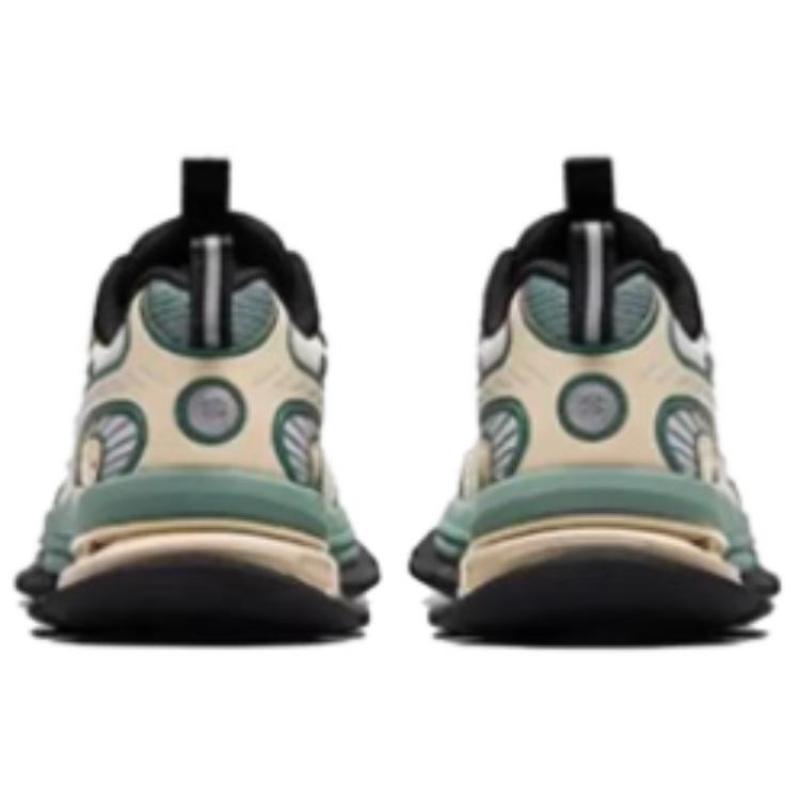 Anta Cushioned Slip-Resistant Low-Top Casual Shoes Women's Yellow Green Sneakers 122428805A-2