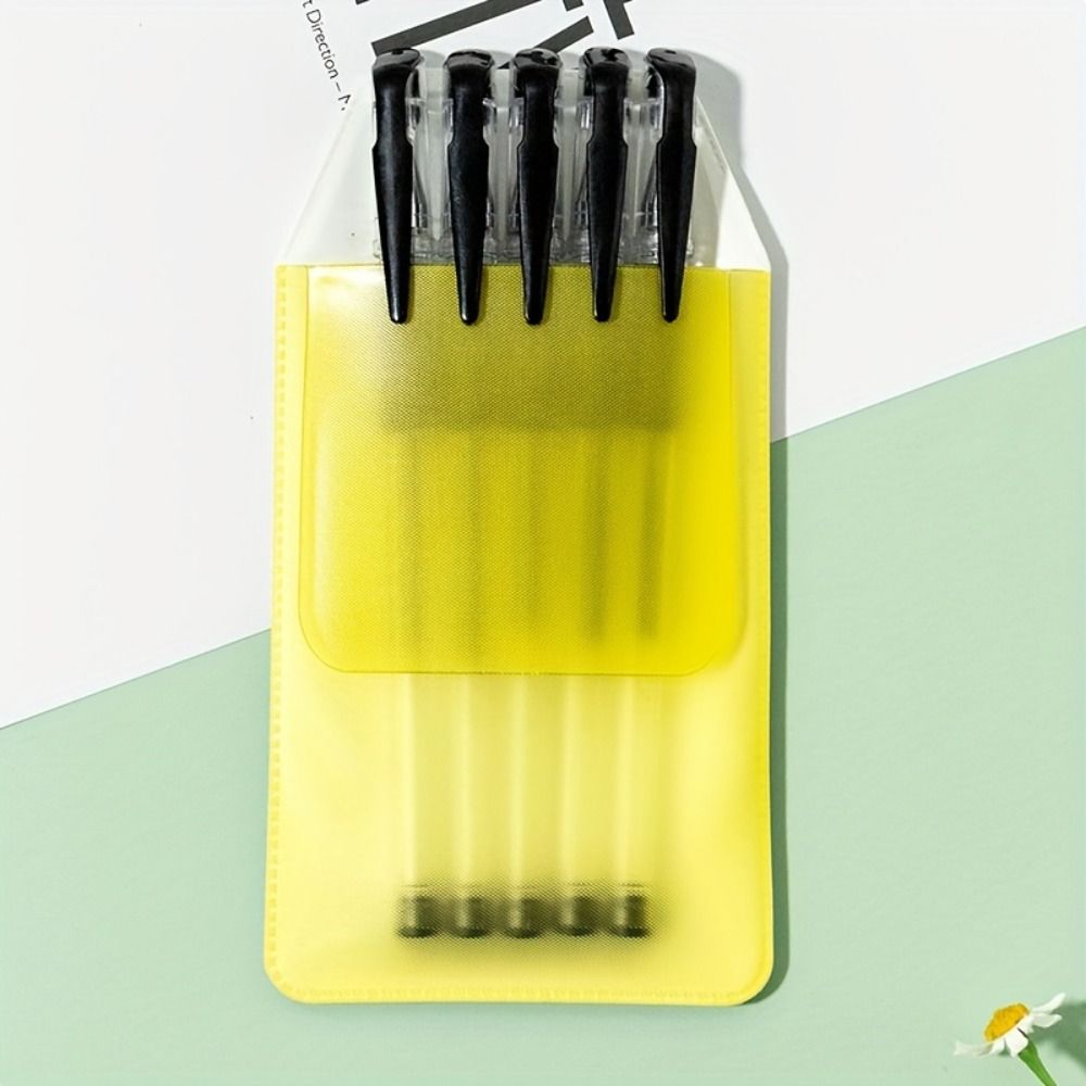 10Pcs/set Ink-Resistant PVC Pencil Case Leak-Proof Pen Insert Pouch Nurse Pen Pocket Doctor