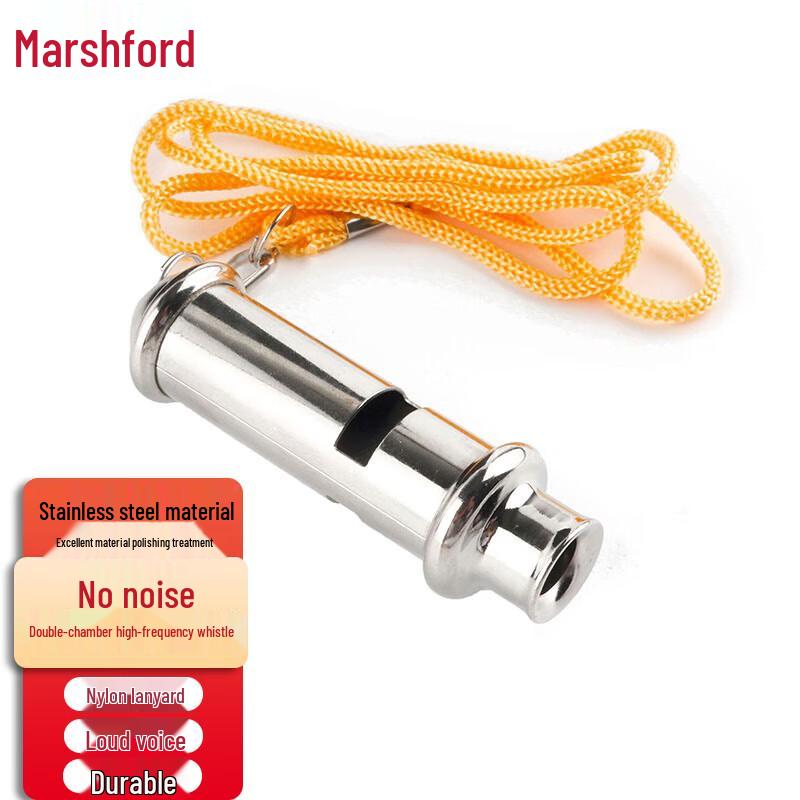 Stainless Steel Dual-Chamber Whistle Set (10 Pcs)