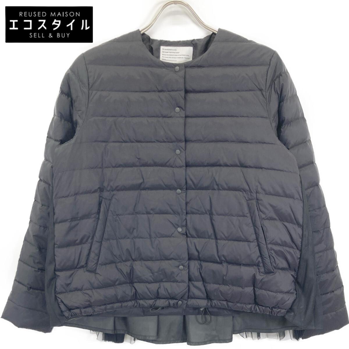 

MARECHAL TERRE ZMT196JK203 Black Backpack Collarless Down Jacket Jacket 2 blackUsed