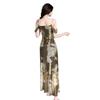 Oil Painting Mesh Cami Bodycon Skirt: Sexy Summer Vacation Dress