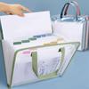 Hand-Held Folder Multi-Pocket Folder Organizer Office Supplies Hand-Held Portable Folder For Filing Home Organization