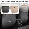1/2PCS Car Seat Back Protector Anti-Kick Mats Leather Storage Bag Accessories For Kamiq Karoq Octavia 2 3 Rapid Scala Kami