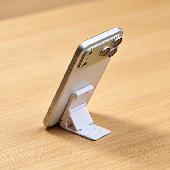 2Pcs Foldable Phone Stand Adjustable Angle Pocket-Sized Portable Holder for Desk Travel Non-Slip Smartphones Mount for Watching Videos & Video Calls