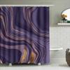 Luxury Geode Print Shower Curtain Modern Bathroom Decor For Girls Kids Purple White Gold High Heel Pattern Bath Mat Cover Easy I