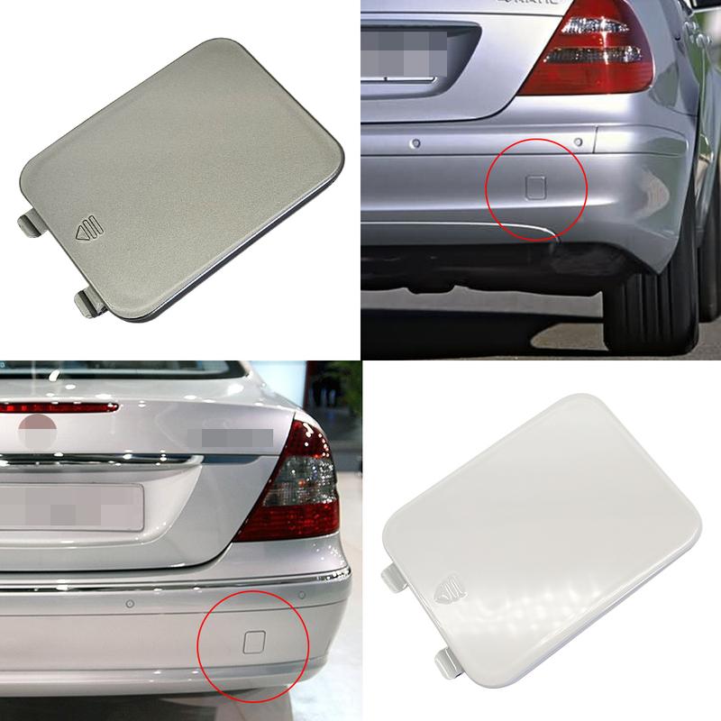 For Mercedes W211 Car Rear Bumper Tow Hook Cover Cap Black For Benz E Class E230 E260 E300 E320 E400 2003-2008 2118800305