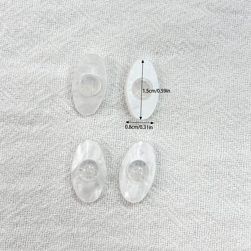 Set mit 10 verstellbaren Acryl-Ohrstöpselstabilisatoren für Studenten, leicht zu tragen, Ohrringheber, stilvolle schwere Ohrringverschlüsse