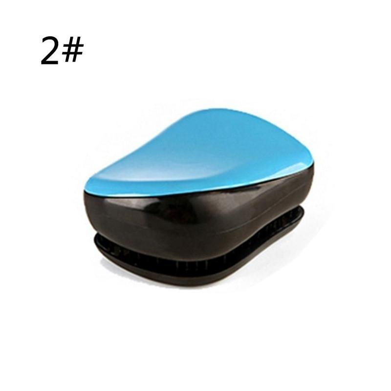 

Волшебная полезная массажная ручка для распутывания волос, инструмент для укладки, расческа, щетка синий