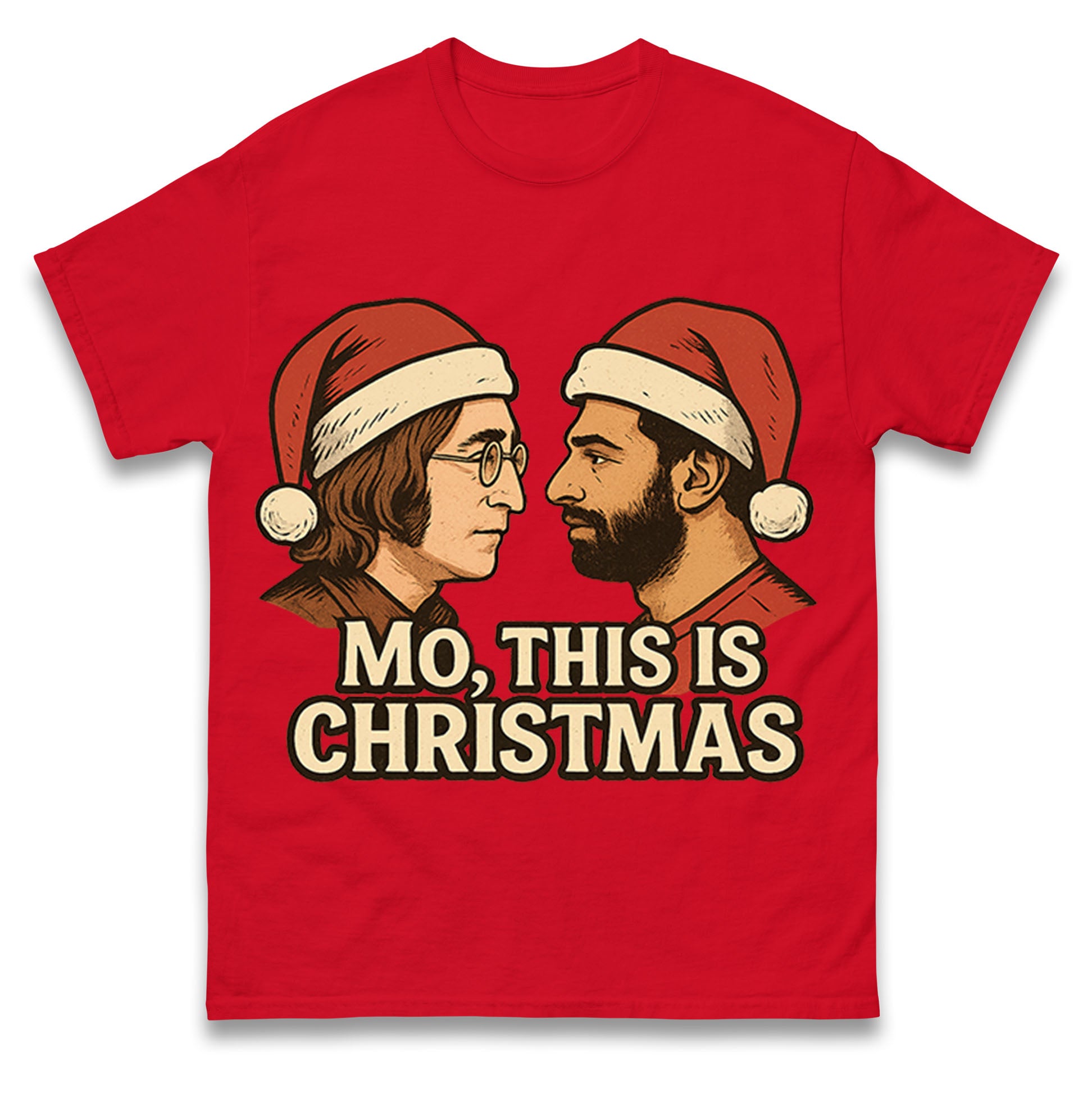 

Mo This is Christmas John Lennon & Mo Salah T Shirt Tshirt Mens Womens Unisex Tops Tees 2XL
