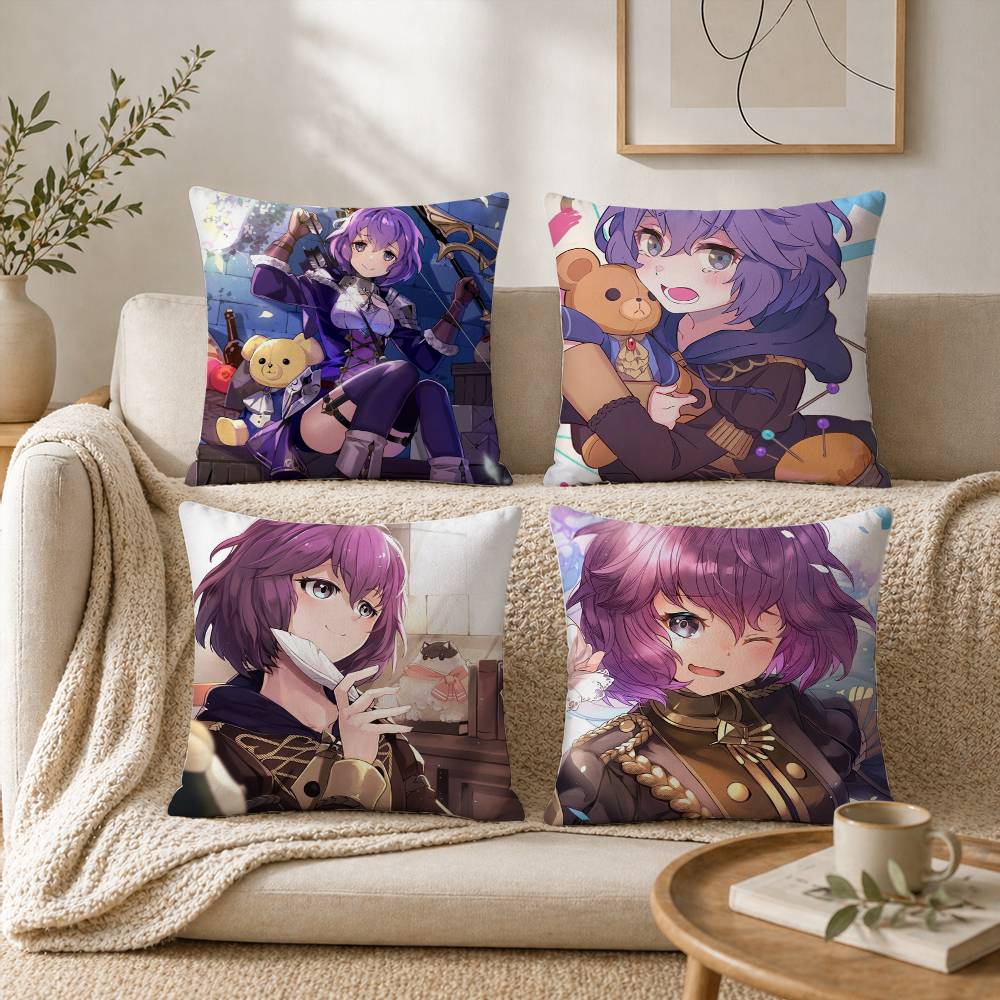 Bernadetta Fire Emblem Pillow Case Pattern Printed Pillowcase For Living Room Sofa Cushion Cover