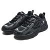 Fila Y2K Reflective Retro 3M Time Fabric Synthetic Leather Lightweight Low-Top Lifestyle Casual Shoes Men Sneaker Black F12M312103FBK