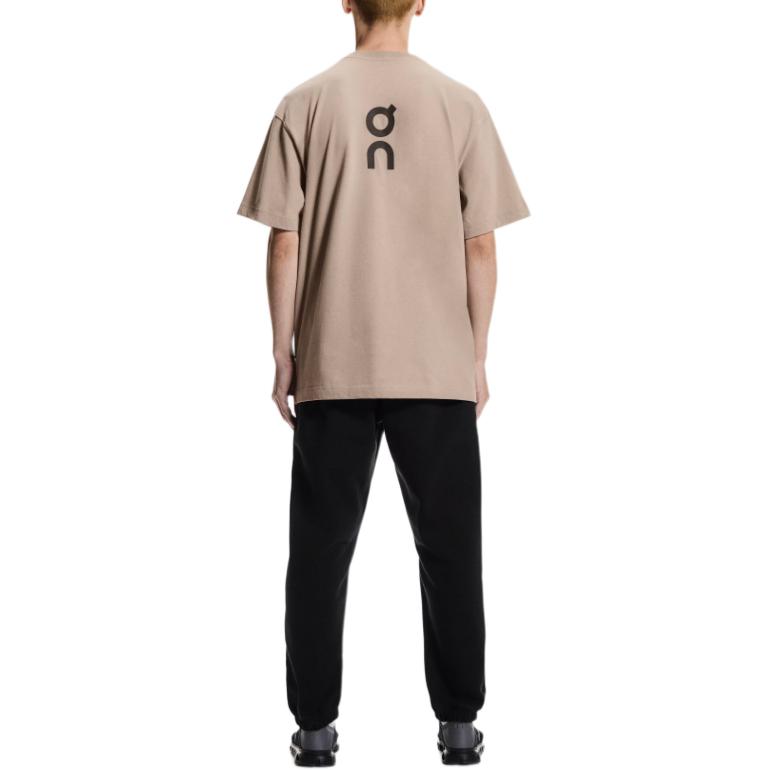 On Ang Pao Club Logo Loose Round Neck Drop Shoulder Short Sleeve T-Shirt Men T-Shirts 1ME10050603