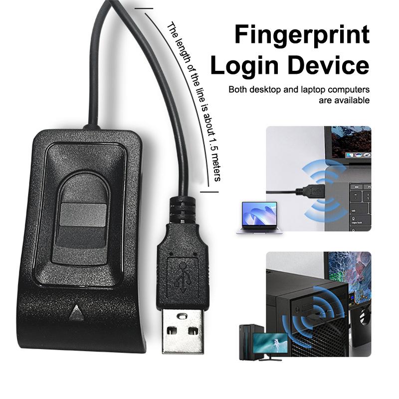 

For Windows 10 11 Usb Fingerprint Reader Fingerprint Biometric Fingerprint Login Windows Password Free Operation one size