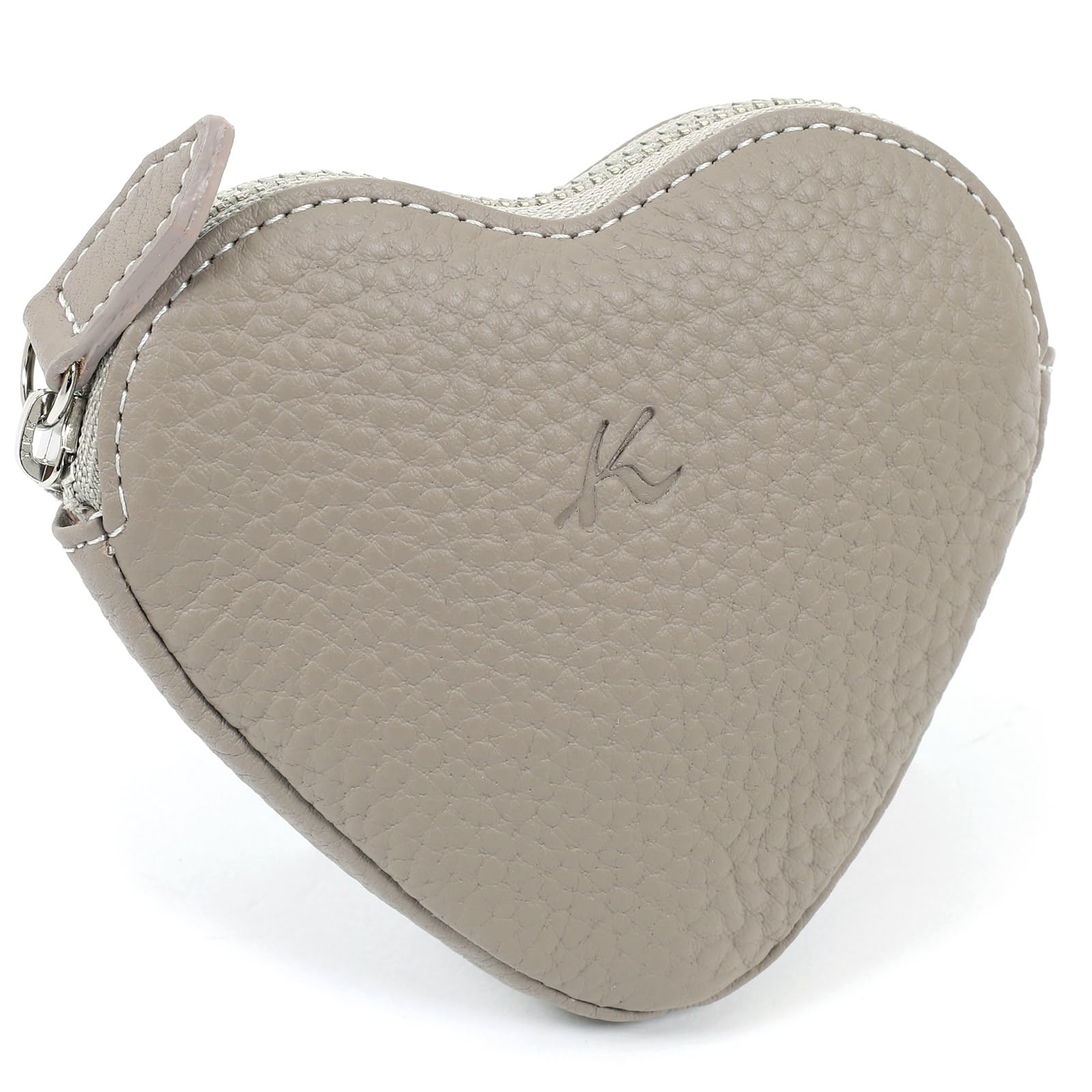 

coin purse YH0220 Sand 52901 [Kitamura] Heart-shaped Beige/White