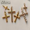 EManco Stainless Steel Cross Charm Pendants For Bracelet Necklace Jewelry Accessories Diy Jewelry Making 48 Hours