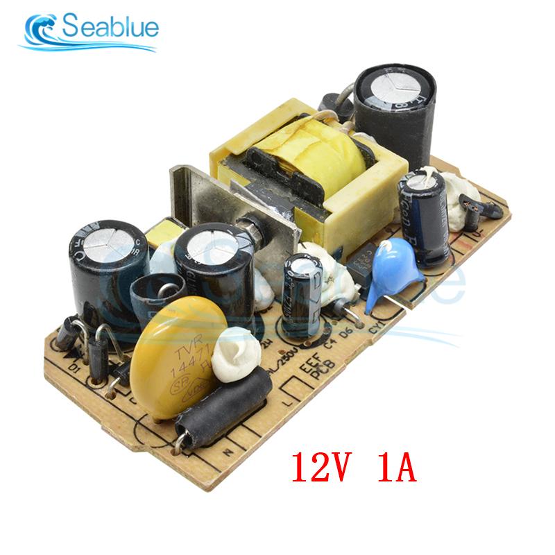 AC-DC 12V 1A 5V 2A 2.5A Switching Power Supply Module Bare Circuit 110V 220V to 12V 5V Board TL431 Regulator For Replace/Repair
