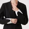 Women Fake Collar And Cuffs Detachable White Shirt Collar Blouse Sleeve Cuffs for Office Business Formal Occasions