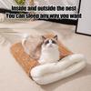 Cat Sleeping Bag Cozy Winter Plush Cat Sack Warm Pet Bed Cave Kittens Tunnel Calming Bed Pet Hideaway for Kittens Puppies Rabbits