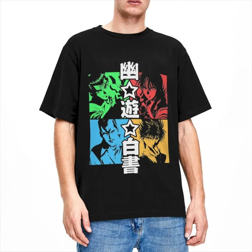 YuYu Hakusho Manga dla Mężczyzn Kobiet Koszulka Yu Yu Hakusho Odzież Nowość Koszulka Koszulki Pomysł na Prezent Odzież