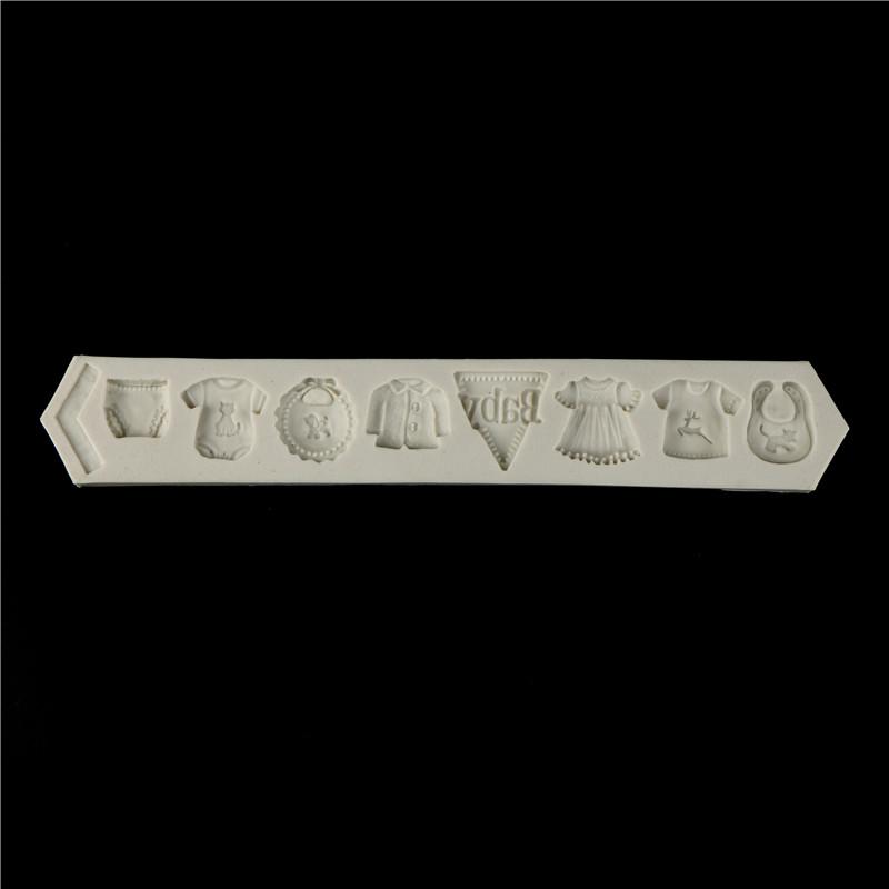 Baby Clothes Silicone Mold Fondant Mold Cake Decorating Tools Chocolate Mould