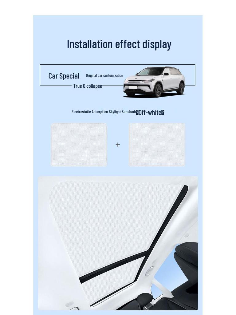 Leapmotor 2019 S01 Sunroof Opaque Sunshade – Heat Insulation & Privacy Protection