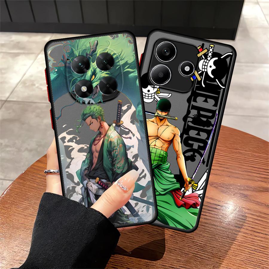 Custodia Cool Luffy One Piece per Xiaomi Redmi Note 14 12 9S 13 Pro Plus 10 A4 14C 11 13C Cover Posteriore per Telefono