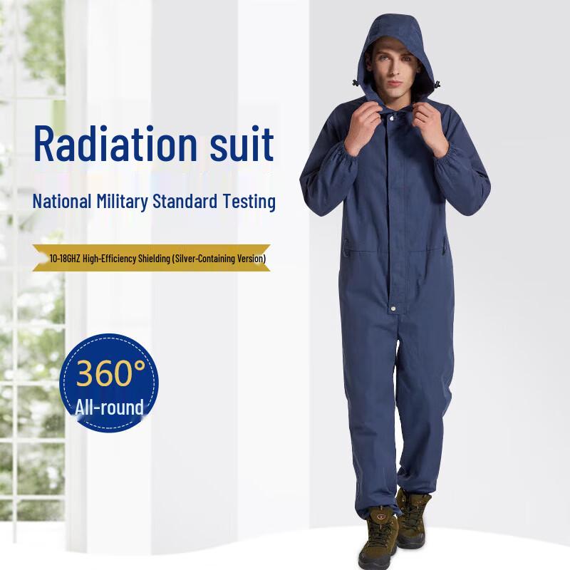 ajiacn Metal Fiber Anti-Radiation Jumpsuit XXL