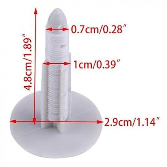 10pcs 1417997 Fairing Roof Headlining Mounting Fastener Clip For Ford Transit