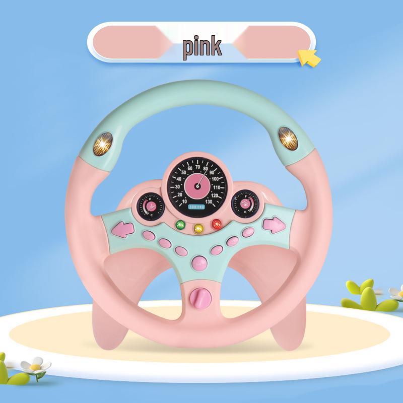Детская большая игрушка-симулятор вождения на пассажирское сиденье с основанием