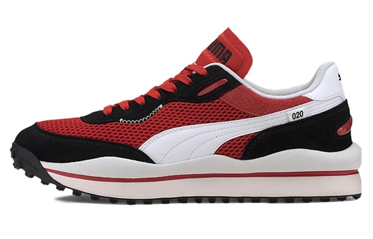 PUMA Style Rider Stream On High Risk Red 371527-01 35.5