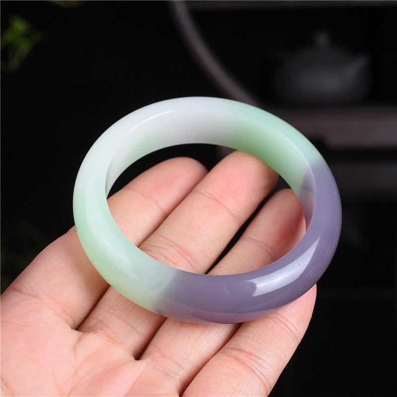 Natural Jade Bracelet Fashionable and Simple Women's Jade Bracelet