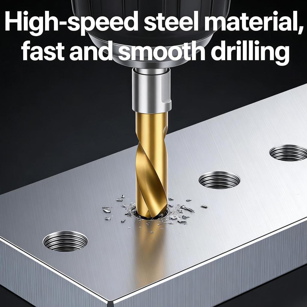 High-Speed Steel Titanium Cobalt Spot Weld Drill Straight Shank Drill Bits Removing Automotive Sheet Metal Welding Point Tools