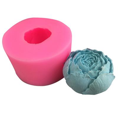 Flower Peony Flower Silicone Mold Chocolate Flip Sugar Baking Mold Diy Soap Mold