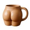 Vtipný hrnek na kávu ve tvaru zadku, novinka, hrnek ve tvaru boků 285 ml, sexy hrnek na pití boků, humorné dárky pro ženy a muže