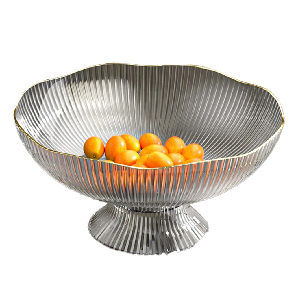 Luxusní miska na ovoce s odkapávacím otvorem z plastu, krásná a zdravá s odkapávacím otvorem, na konferenční stolek do obývacího pokoje