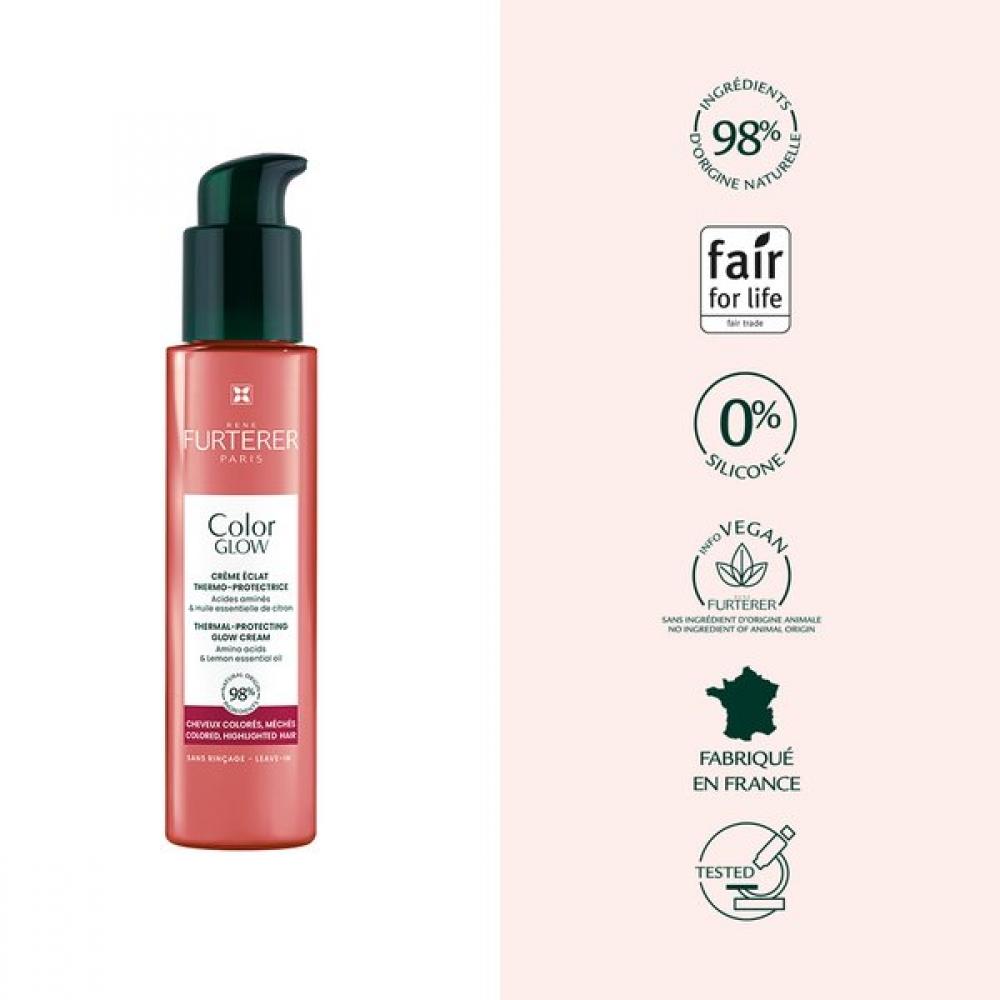 Rene Furterer Color Glow Shampoo   Hair Essence Set  + Random 40mlx3 Gift 