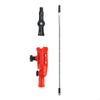   Multipurpose Gutter Cleaning System 2 Adjustable Adapters 5.57ft Telescopic Poles Suitable for Roof and Ground Cleaning