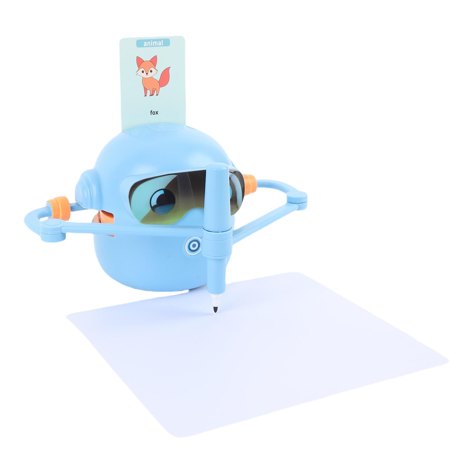 

Автоматический робот для рисования со 100 карточками Интерактивная машина для рисования Игрушка для детей Раннее обучение Развлечение