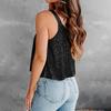 2026 Spring Summer Sleeveless Sequined Vest The Epitome of Women's Party Elegance Women's Sleeveless Sequin Tank Tops