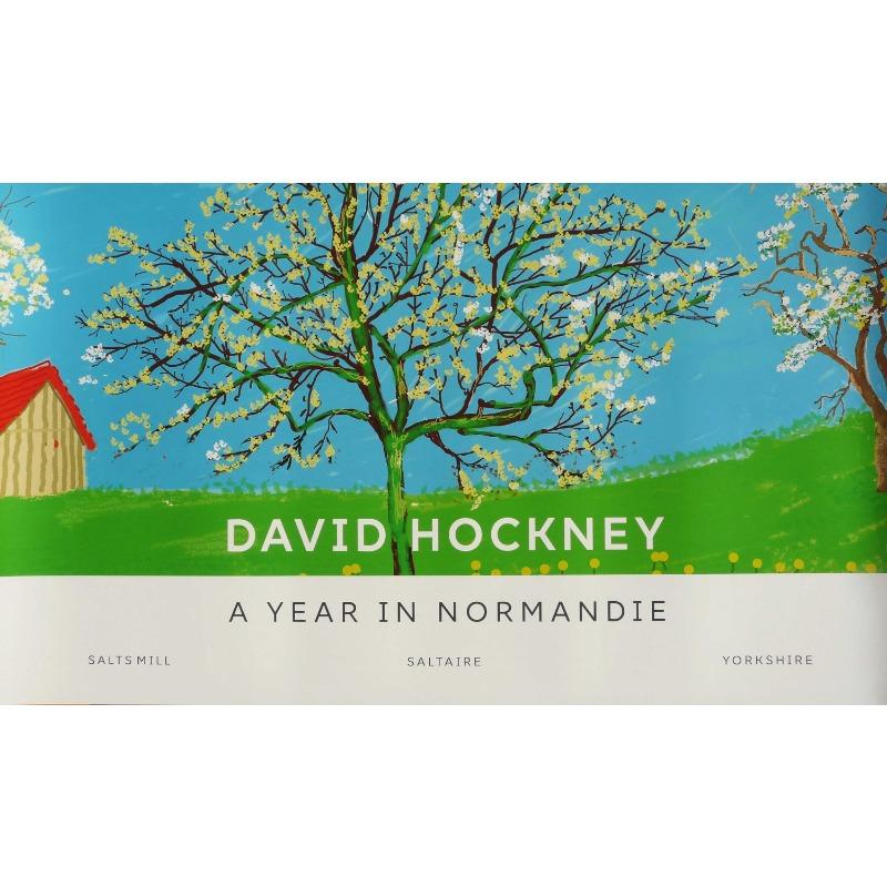 David Hockney Original Exhibition A Year In Normandie House Tree Modern Art Poster Canvas Painting Wall Print Picture Home Decor