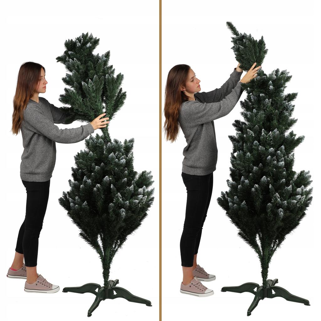 KADAX Künstlicher Weihnachtsbaum Diamanttanne 220 cm Dicht