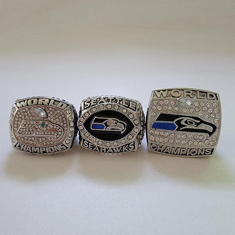 Seattle Seahawks NFL Meisterschaftsring Set (3-teilig)