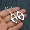 Rose Chalcedony Gemstone Handmade 925 Sterling Silver Jewelry Earring