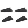 4 Stück Türstopper Winddicht Gummi Türstopper mit Streifen für Teppich Schwerlast Tür Holztüren Glastüren