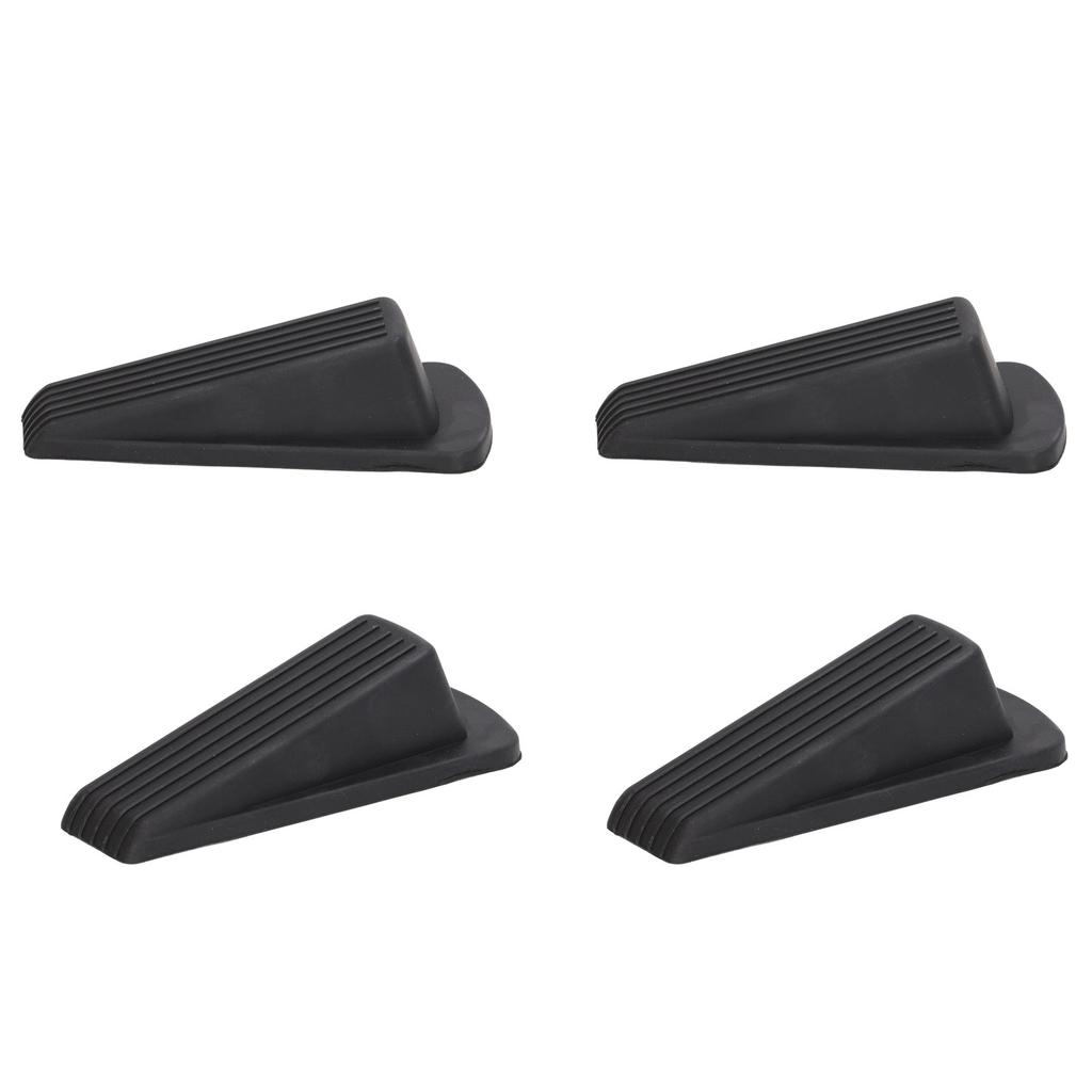 4 Stück Türstopper Winddicht Gummi Türstopper mit Streifen für Teppich Schwerlast Tür Holztüren Glastüren