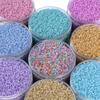 3mm Charm Tjeckiskt Glas Protein Silver Plating Seed Beads DIY Armband Halsband För Smycken Tillbehör Tillbehör