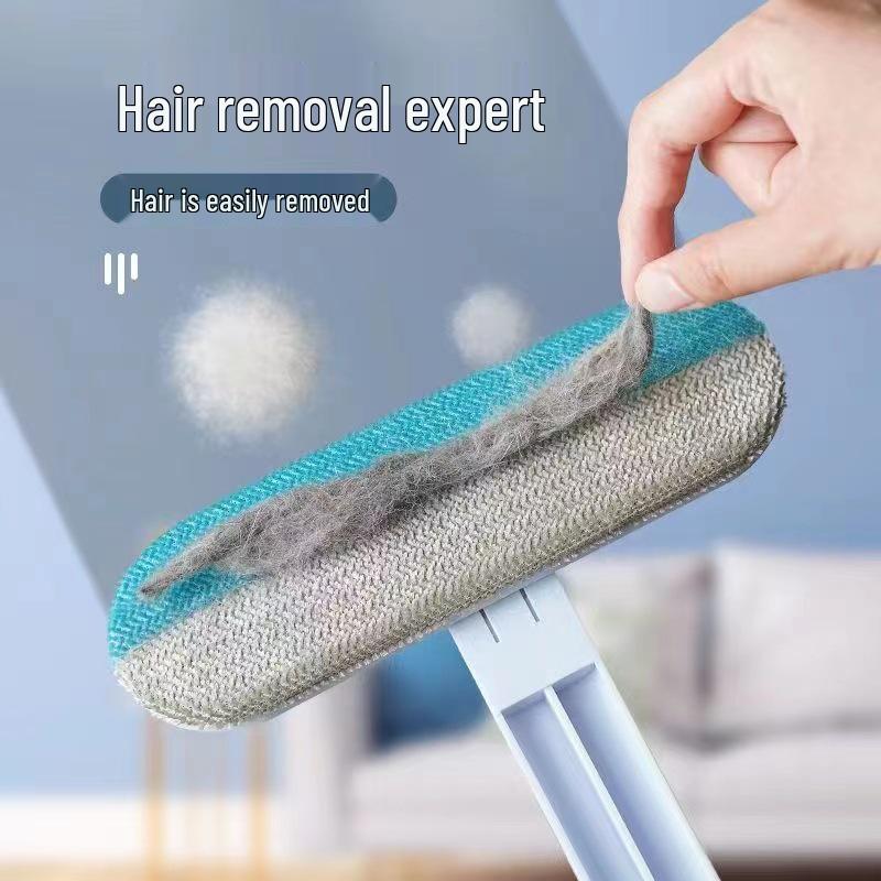Pet Hair Remover: Cat & Dog Hair Scraper for Carpet & Bed Cleaning