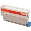 Cartouche Toner Compatible OKI C612 Cyan - Rendement 6000 Pages ISO/IEC 19798