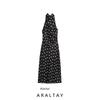 Araltay New Arrival Fashion Style Women's Clothing Fashion Moon Pattern Silk Satin Texture Midi Skirt Dress 8484438